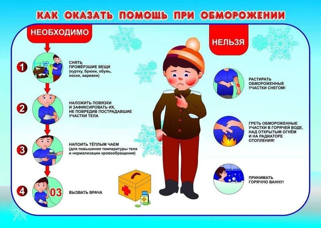 Меры безопасности в сильные морозы.