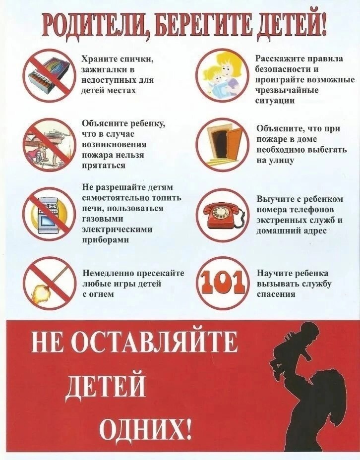 Не оставляйте детей без присмотра!.